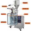 Máquina de embalagem vertical automática de sal multifuncional