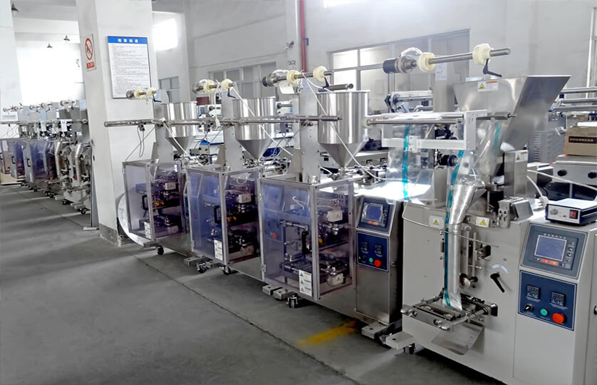 Aplicação horizontal da máquina de embalagem