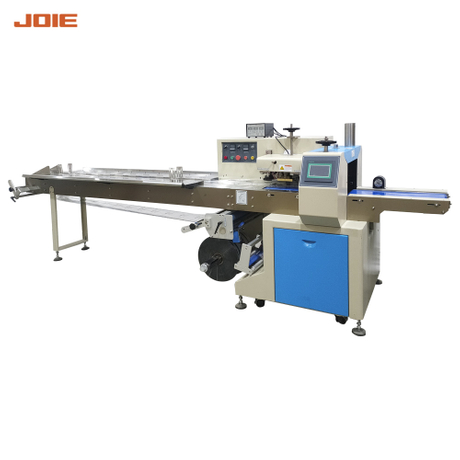 Máquina automática de embalagem de fluxo de fita 